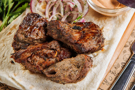 Шашлык из говяжьей вырезки