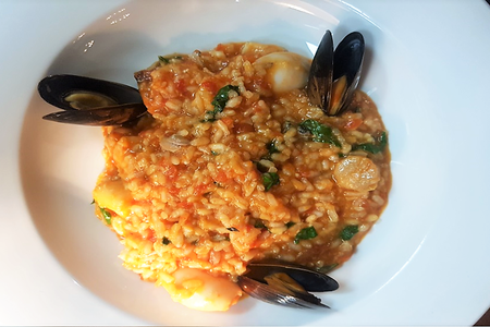 Ризотто с морепродуктами