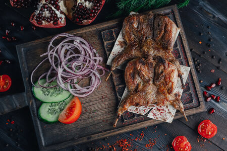 Шашлык из перепелки