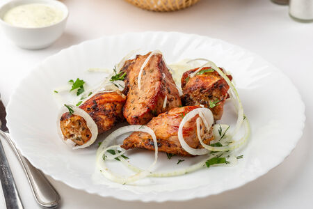 Шашлык из cвинoй шеи