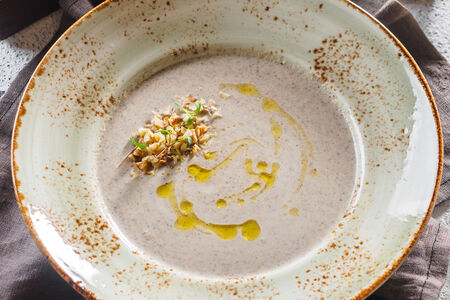 Крем-суп с грибами