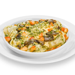 Сибирские пельмени запеченные