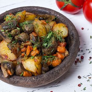 Картошка с грибами