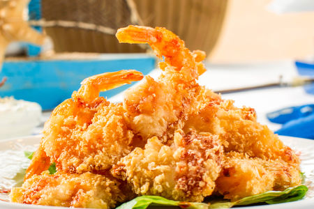 Креветки Тиганитес