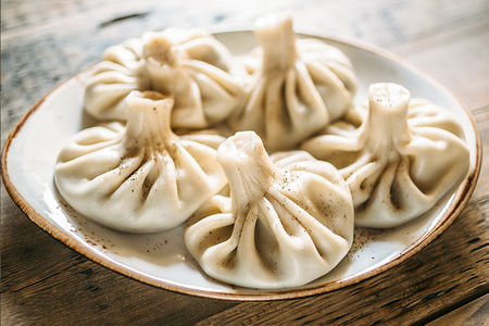 Хинкали с бараниной