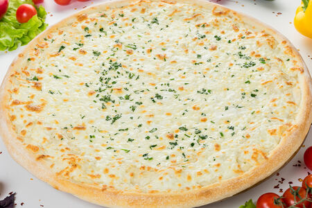 Пицца Бьянка на тонком тесте