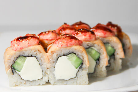 Запеченный ролл Филадельфия