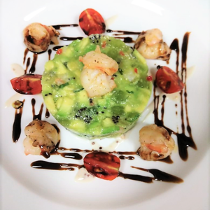 Салат из Камчатского краба с авокадо