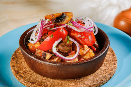 Оджахури с грибами