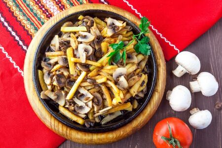 Картошка с грибами
