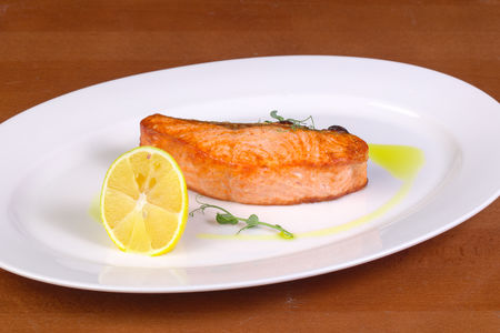 Филе лосося на гриле