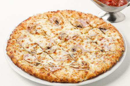 Сырные палочки с ветчиной и грибами