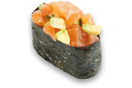 Гункан Лосось с авокадо