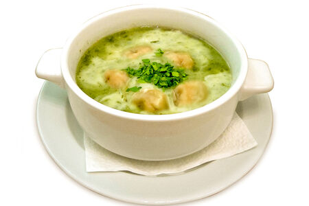 Овощной суп-пюре с пельменьками