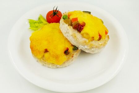 Стожок куриный с сыром и овощами