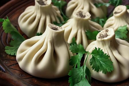 Хинкали микс из говядины и свинины 5 шт