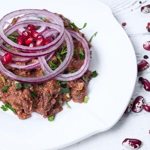 Лобио красное сорехами