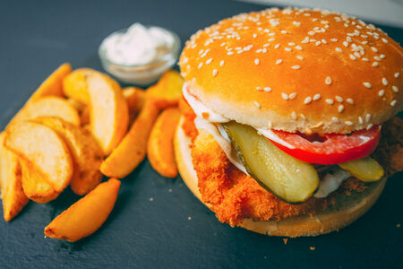 Бургер с курицей