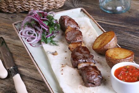 Шашлык из баранины Текя кебаб