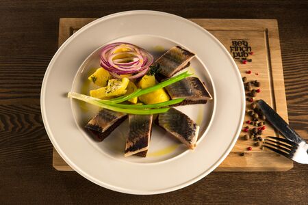 Сельдь с картофелем