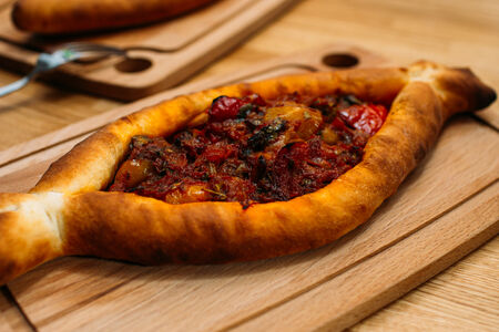 Хачапури по-аджарски с аджапсандалом