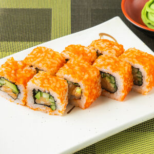 Ролл Канадский тобико