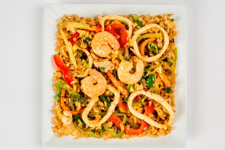 Тайваньский рис с морепродуктами