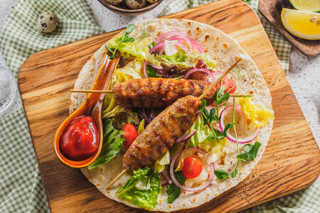 Люля-кебаб из индейки