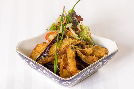 Хрустящие баклажаны в кляре