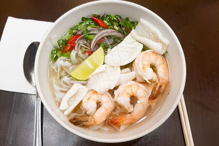 Суп Фо с морепродуктами