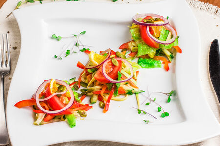 Салат с тыквенными семечками