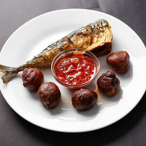 Скумбрия жареная и кла кло