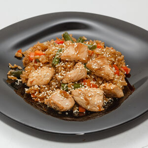 Рис с курицей