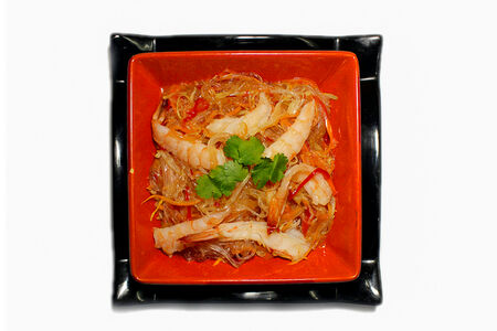 Фунчоза с креветками 