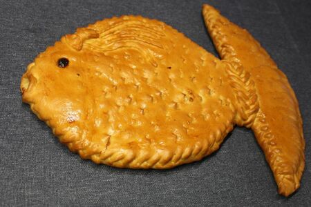 Пирог с семгой