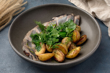 Сельдь с картошкой