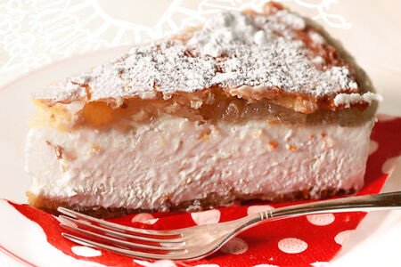 Десерт Рикотта с грушей