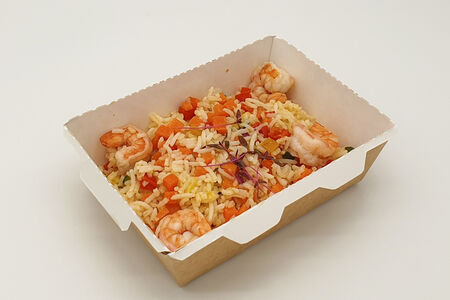 Рис по-китайски с креветками