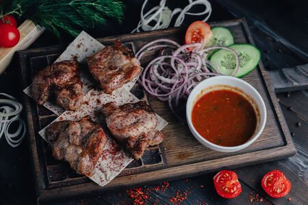 Шашлык из мякоти ягненка 