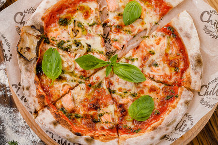 Пицца с морепродуктами