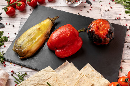 Овощи на углях