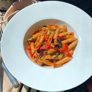 Пенне с овощами