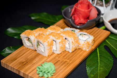 Ролл Нью-Йорк краб-лосось