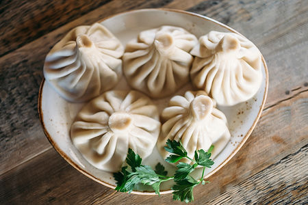 Хинкали с телятиной и свининой