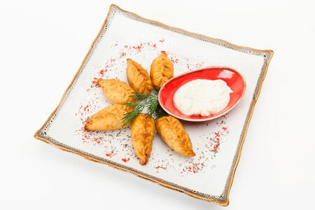 Манты жареные