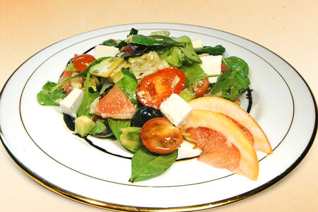 Салат с апельсинами