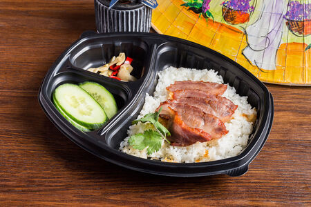 Рис со свининой