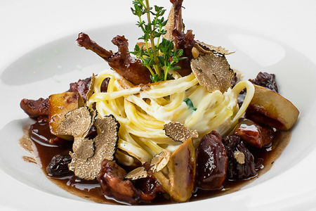 Тальолини с перепелкой и фуа-гра