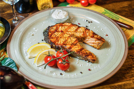 Стейк из семги