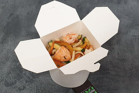 Удон с морепродуктами